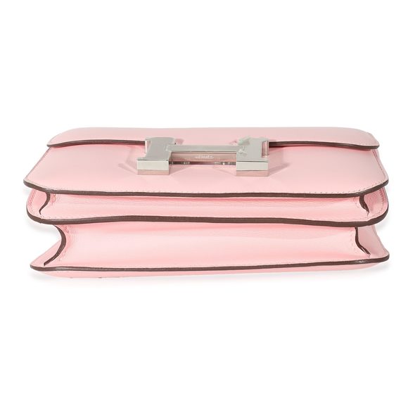 Hermès Rose Sakura Swift Constance 18 PHW - Picture 5 of 6